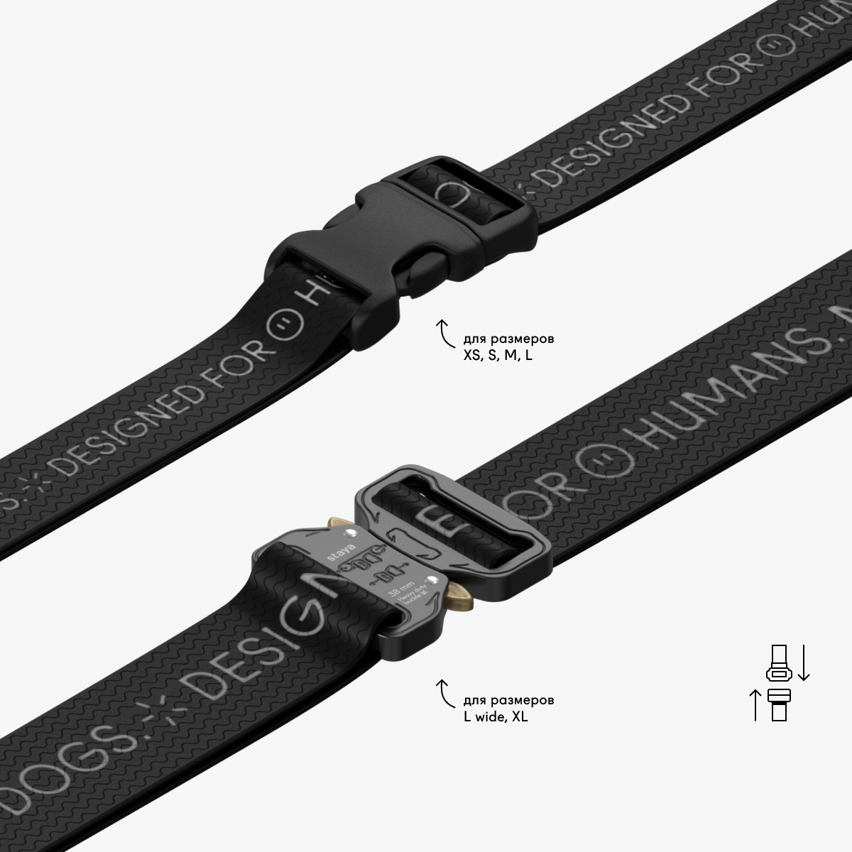 Разные виды застежек