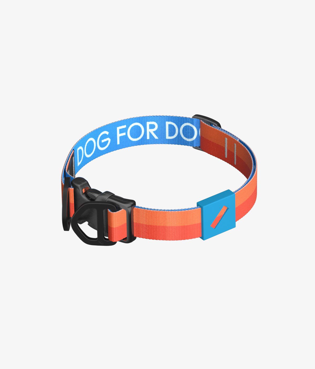 Ошейник с двойным D-Ring с NFC-меткой Dog for dog | staya