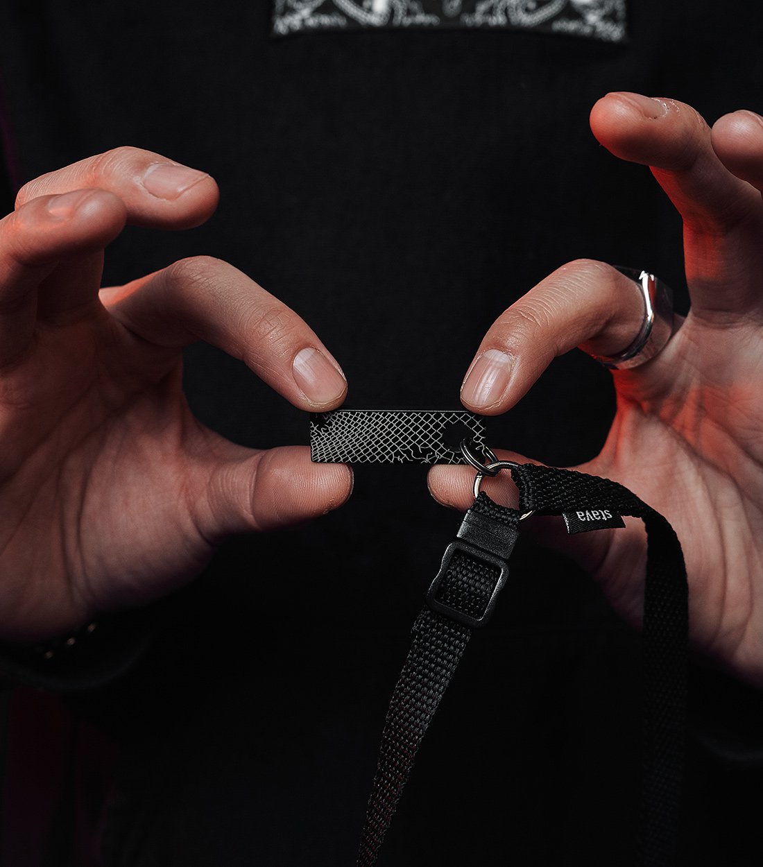 Адресник Matte black | staya